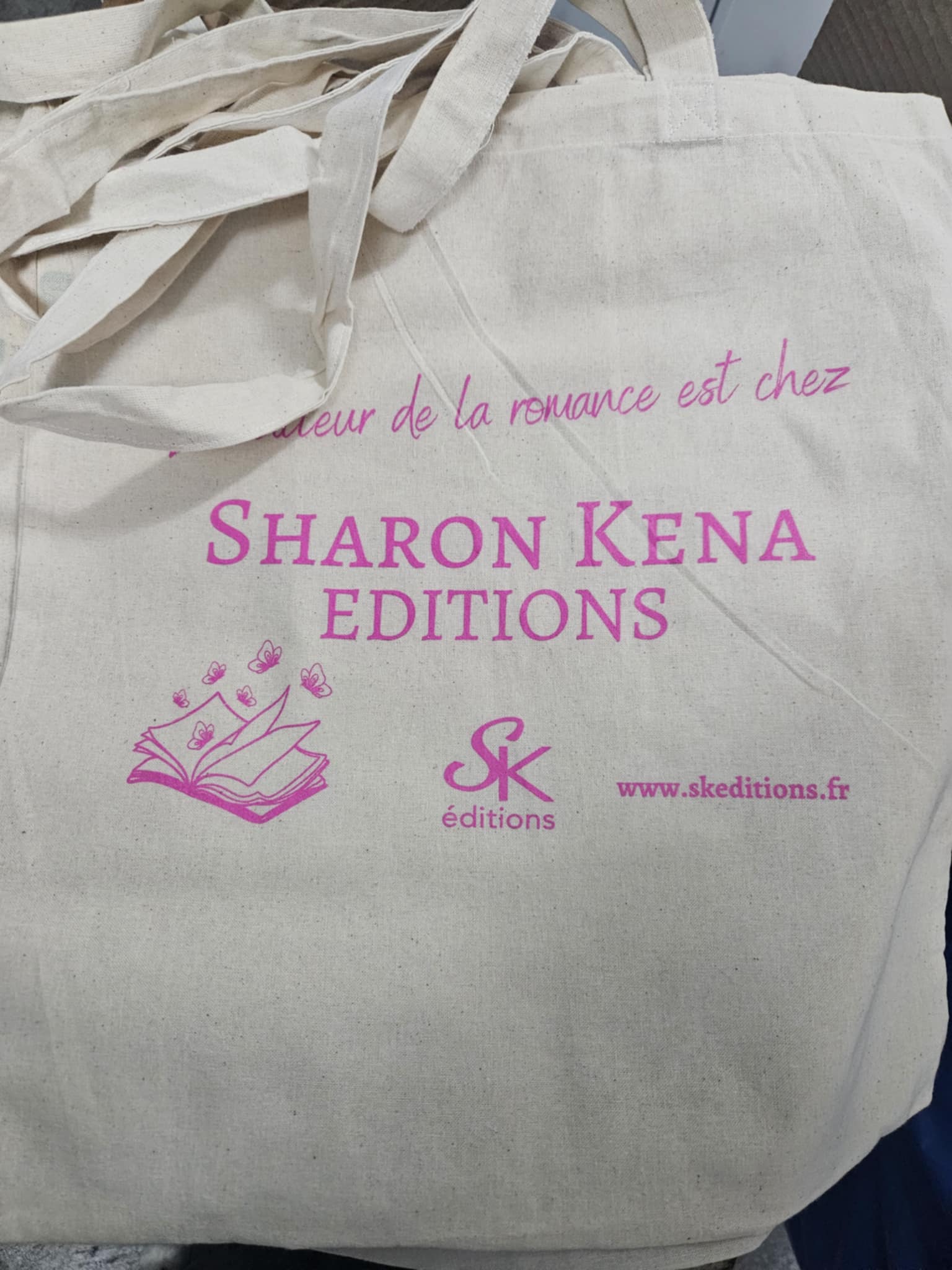 Tote-bag SK le meilleur de la romance en rose