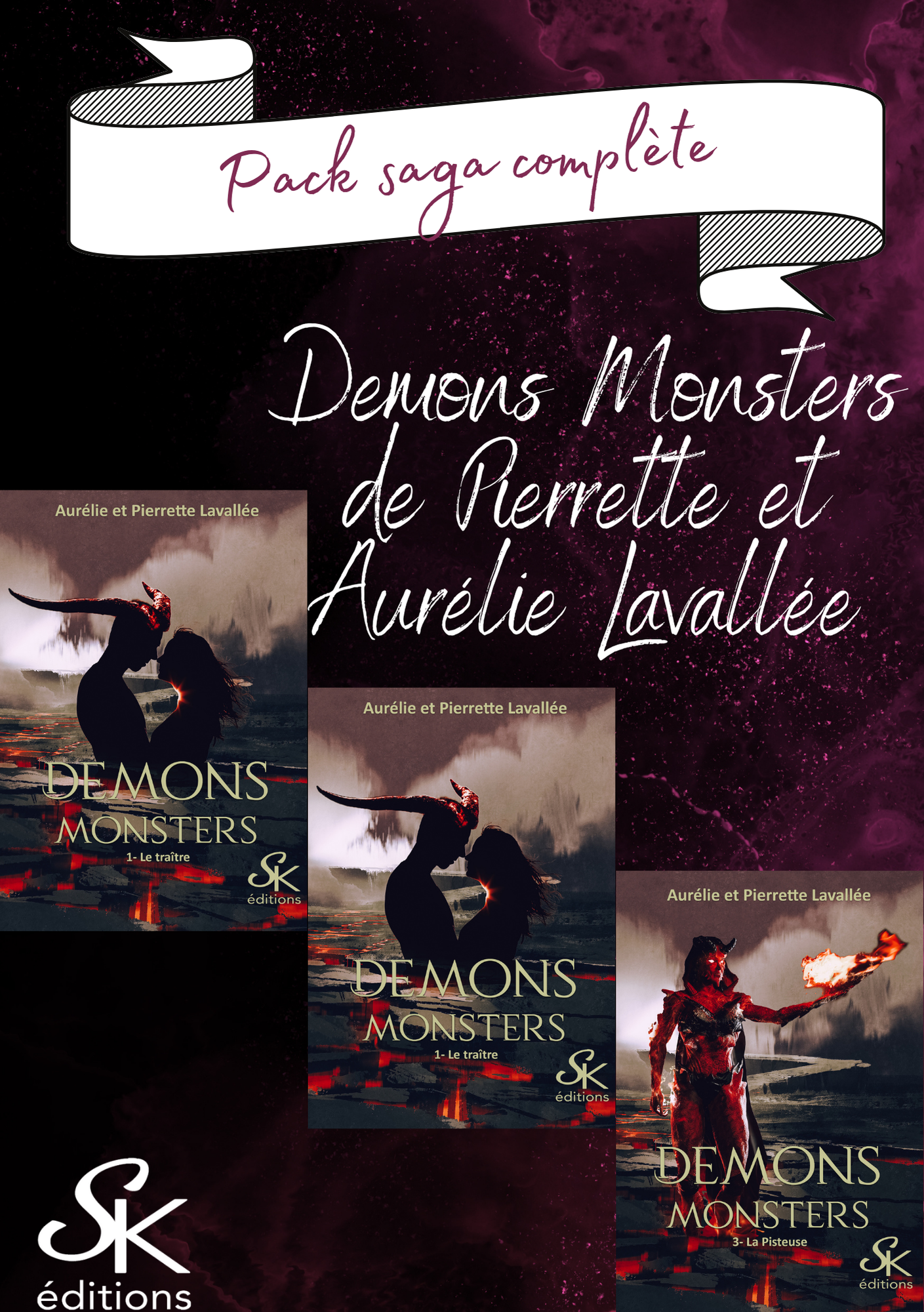 Demons Monsters (saga complète) de Pierrette et Aurélie Lavallée
