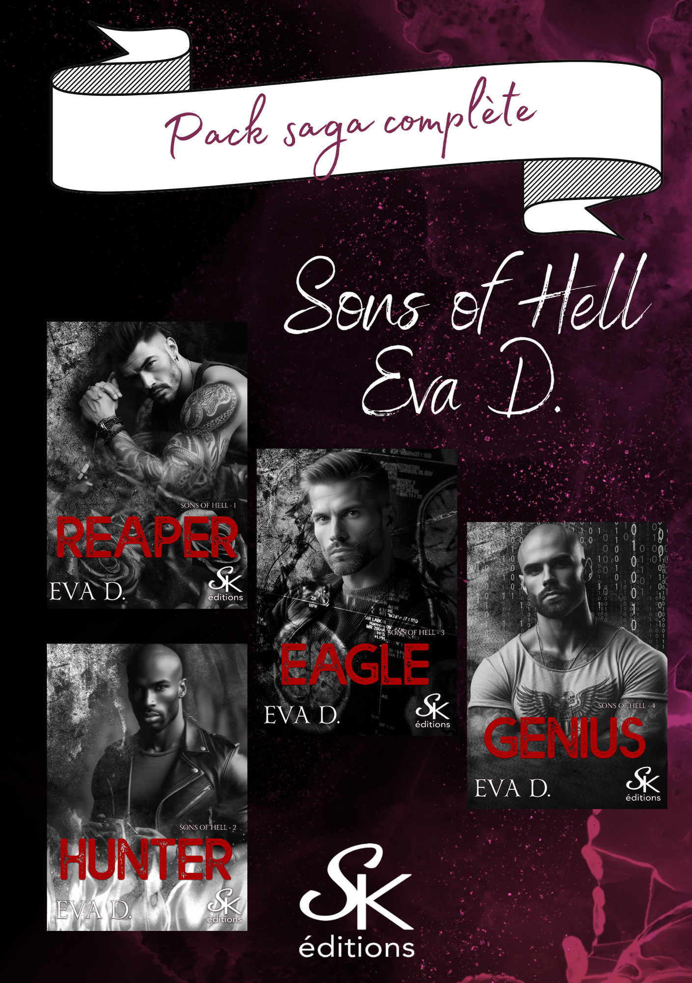 Sons of Hell (saga complète) de Eva D.